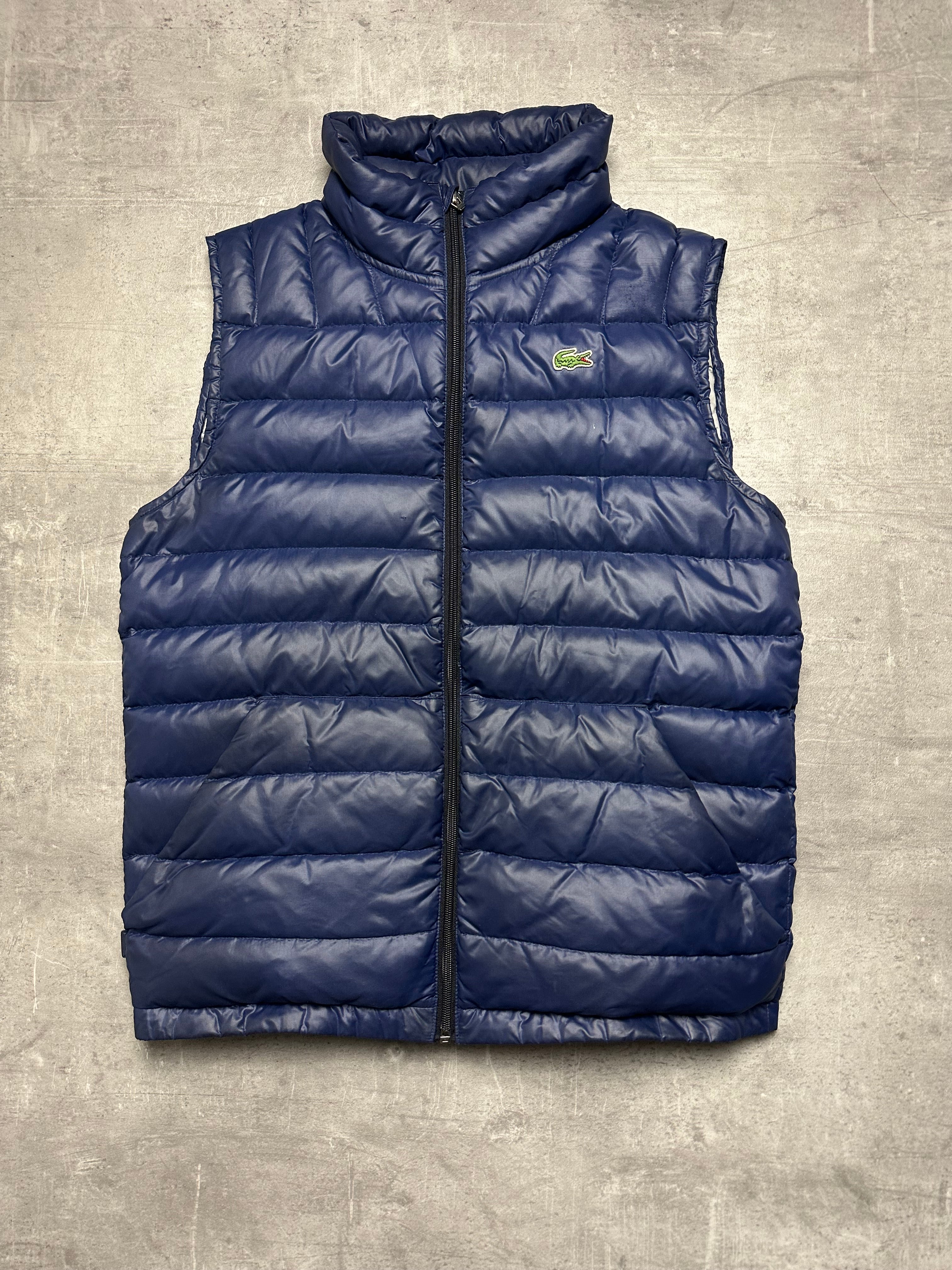 NAVY LACOSTE DOWN VEST - S/M
