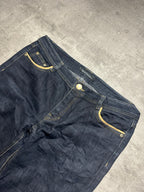 VINTAGE Y2K STYLE BAGGY BOOTCUT DENIM - M