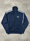 NAVY/WHITE VINTAGE ADIDAS FIREBIRD TRACK JACKET - 2000s - M/L