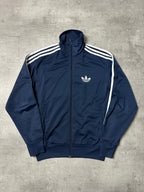NAVY/WHITE VINTAGE ADIDAS FIREBIRD TRACK JACKET - 2000s - M/L