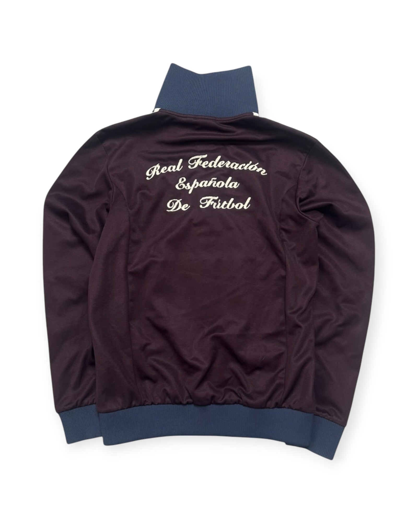 BORDEAUX/NAVY ADIDAS BECKENBAUER SPAIN TRACKJACKET