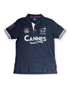 NAVY VINTAGE LA MARTINA CANNES POLOSHIRT