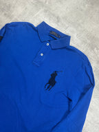 BLUE POLO RALPH LAUREN BIG PONY LONG SLEEVE - M/L