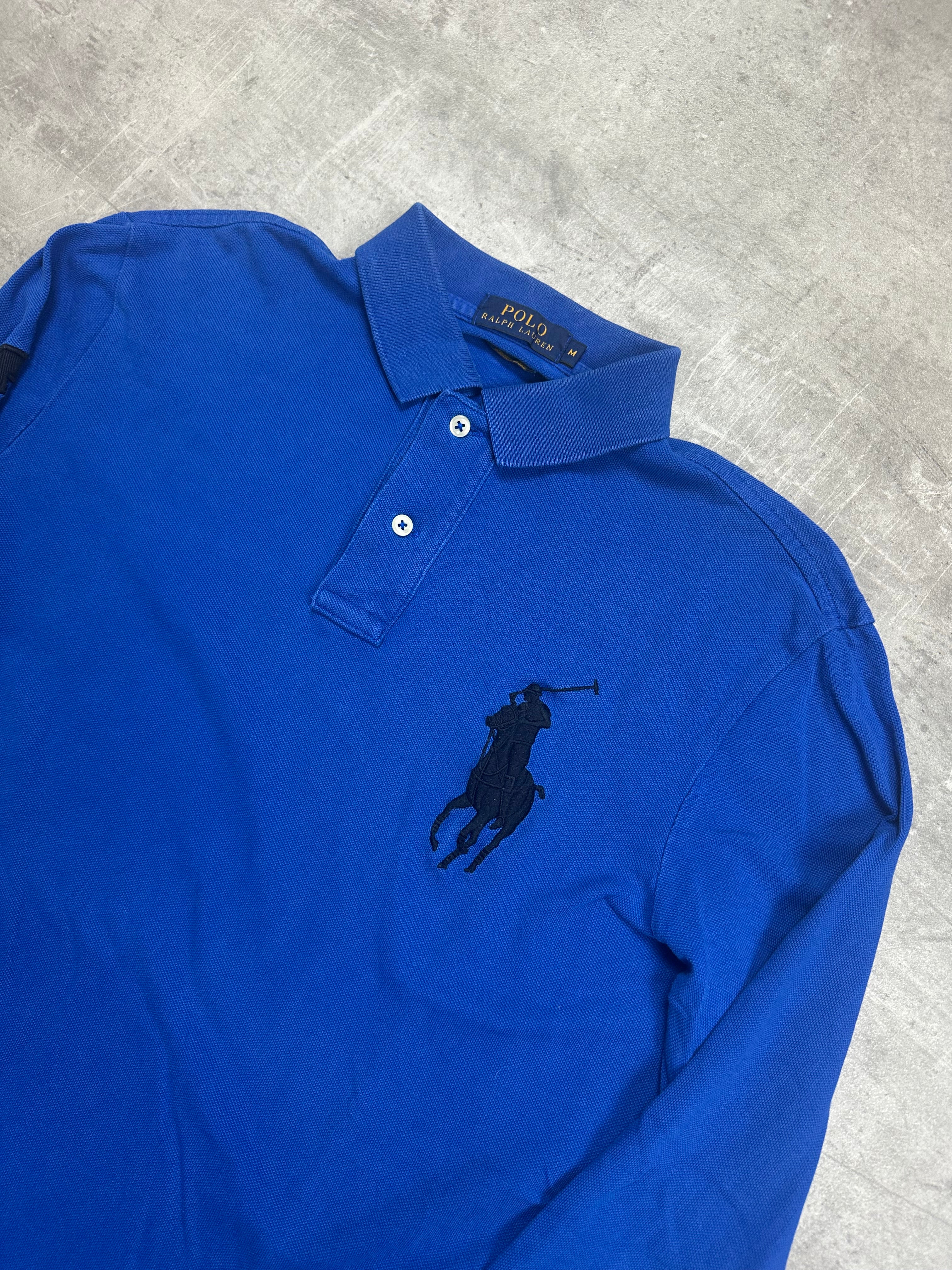 BLUE POLO RALPH LAUREN BIG PONY LONGSLEEVE - M/L