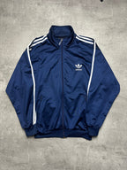 NAVY VINTAGE ADIDAS FIREBIRD TRACKJACKET - 90s - S/M