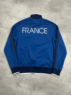 BLUE VINTAGE NIKE RETRO FRANCE TRACK JACKET - 2000s - M/L