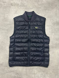 NAVY LACOSTE VEST Y2K - S/M