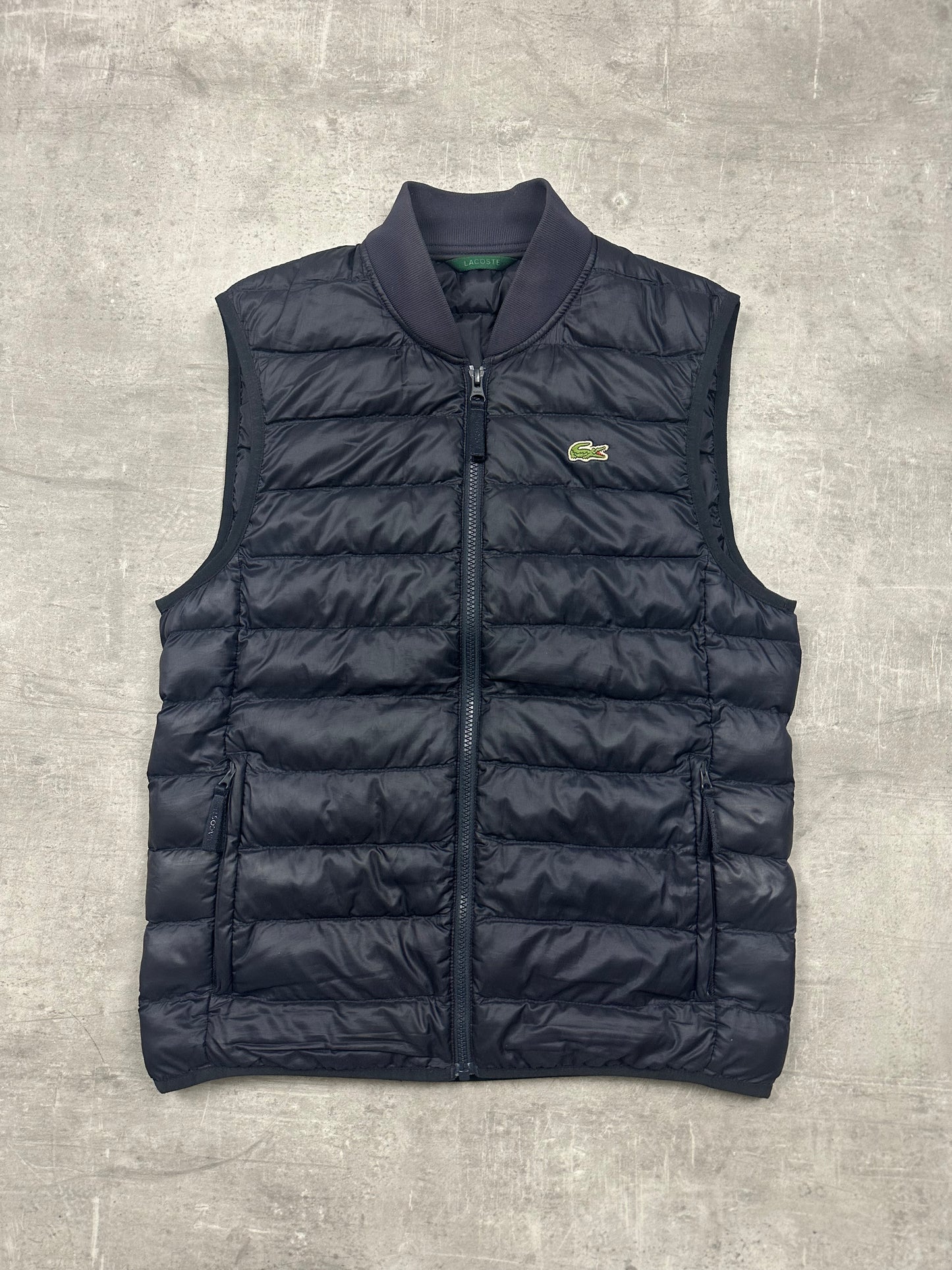NAVY LACOSTE WESTE VEST Y2K - S/M