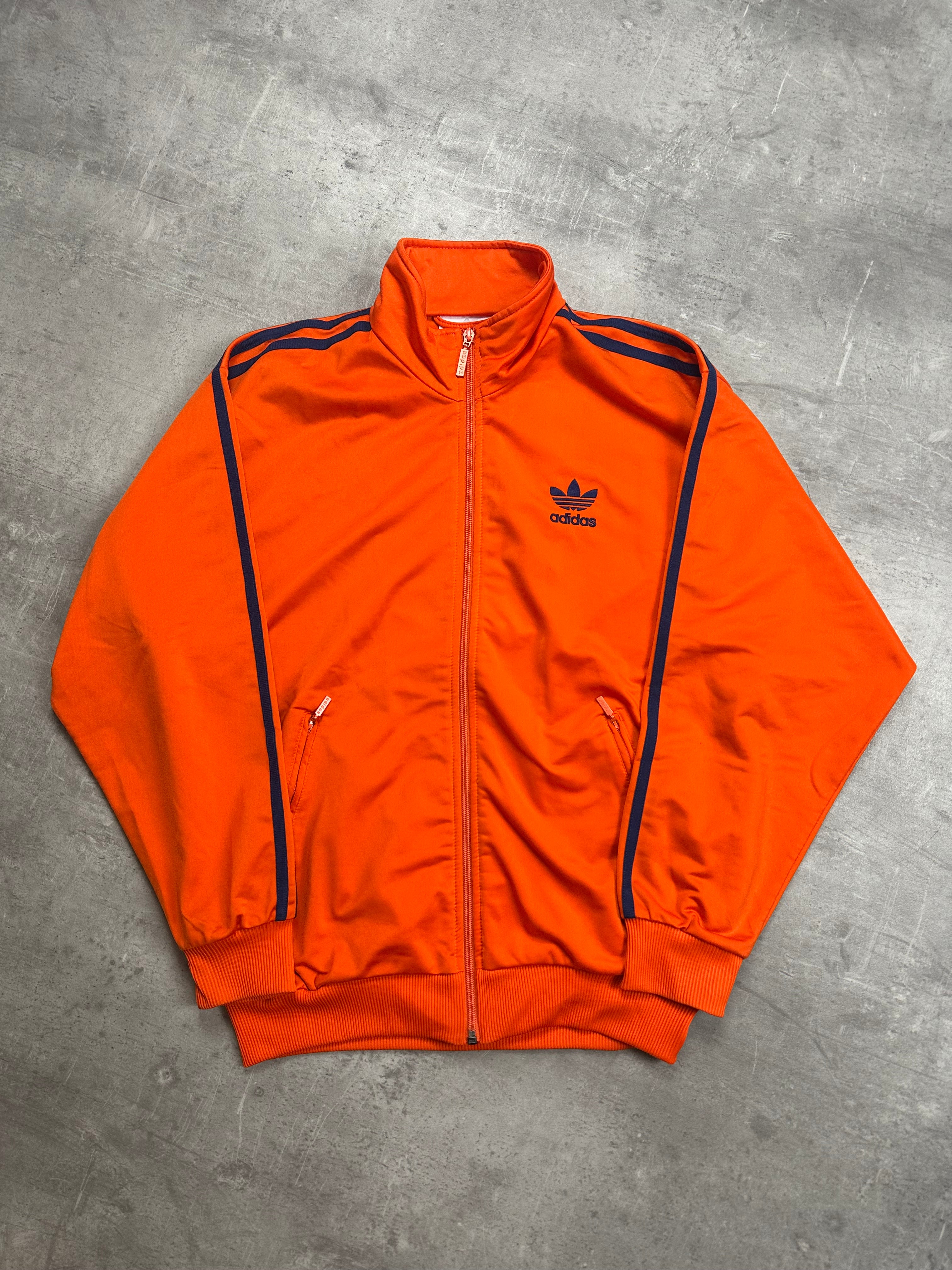 ORANGE VINTAGE ADIDAS RETRO 90s FIREBIRD TRACKJACKET - S/M