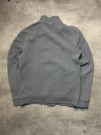 GREY LACOSTE ZIP SWEATSHIRT - M
