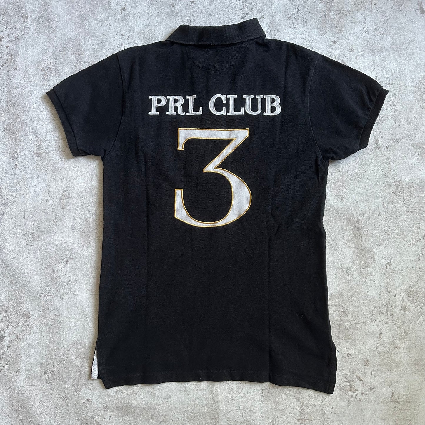 BLACK POLO RALPH LAUREN BIG PONY CLUB POLOSHIRT - S/M