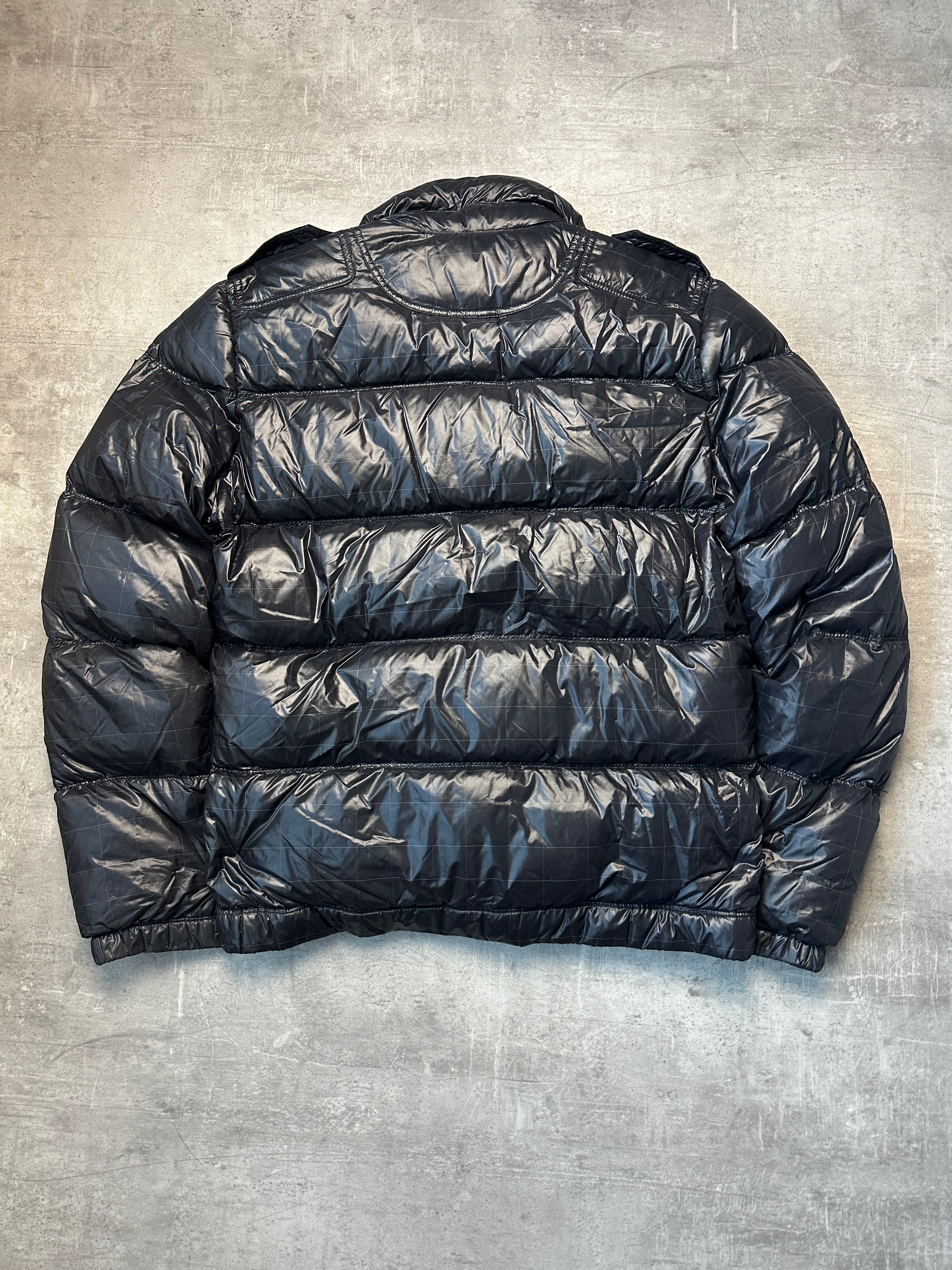 BLACK VINTAGE DIESEL RETRO DOWN PUFFER JACKET - 2000s - L/XL