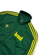 GREEN VINTAGE ADIDAS FIREBIRD BRASIL RARE TRACKJACKET