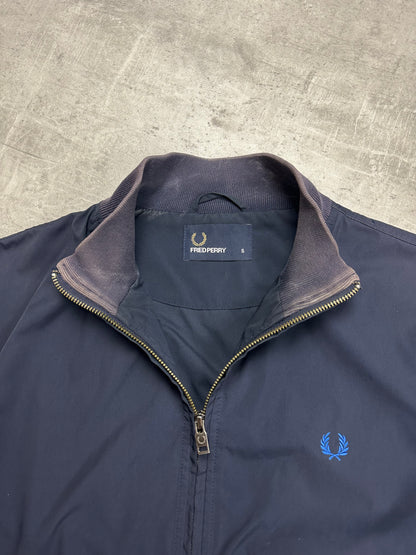 NAVY VINTAGE FRED PERRY TRACKJACKET - 2000s - S