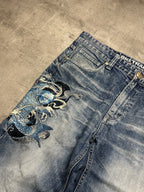 VINTAGE JAPANESE STYLE BAGGY DENIM - L