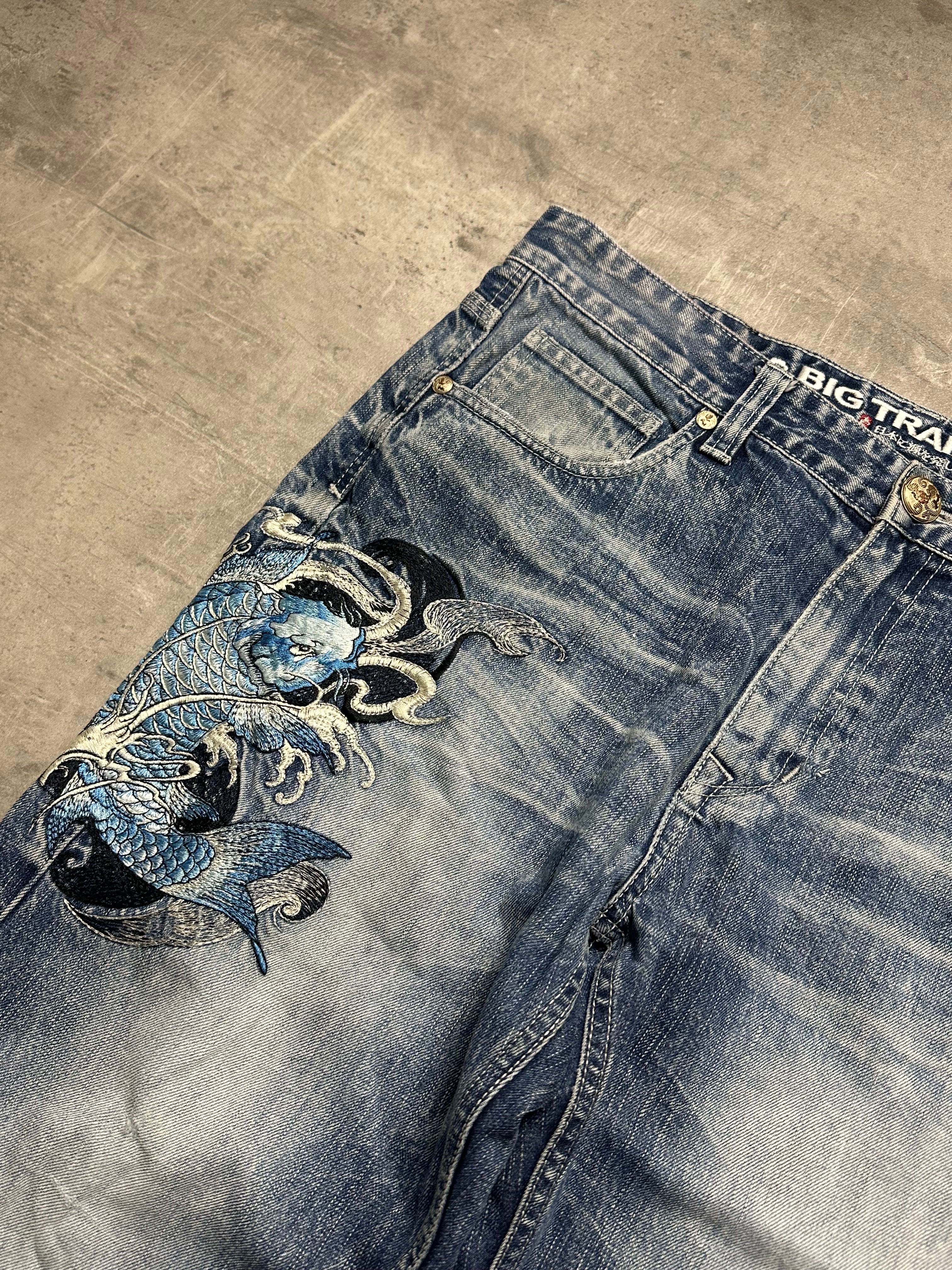 VINTAGE JAPANESE STYLE BAGGY DENIM - L