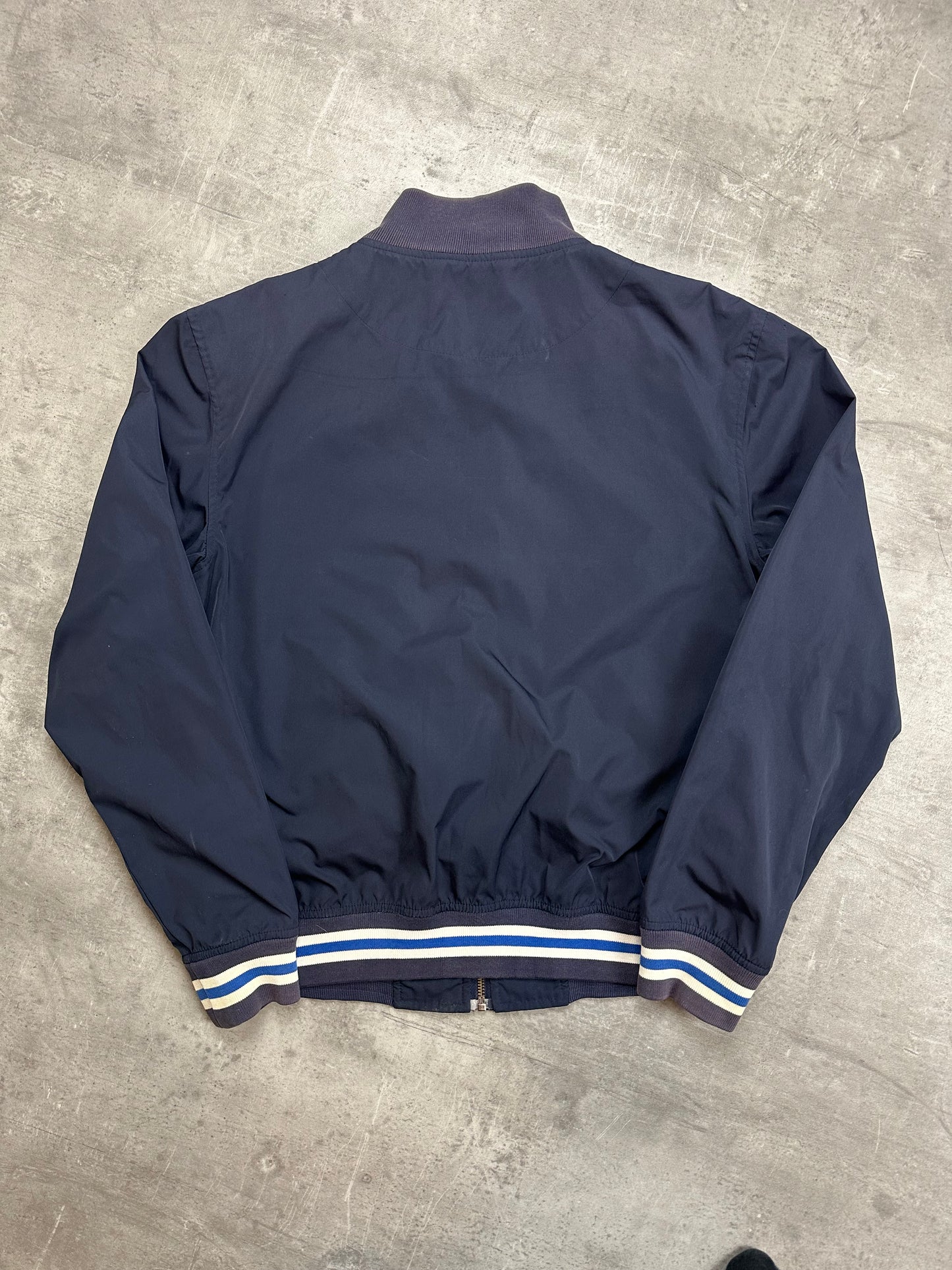 NAVY VINTAGE FRED PERRY TRACKJACKET - 2000s - S