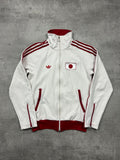 WHITE/RED VINTAGE ADIDAS FIREBIRD JAPAN TRACK JACKET VERY RARE - 2000s - S/M