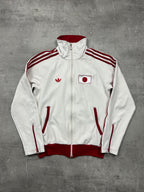 WHITE/RED VINTAGE ADIDAS FIREBIRD JAPAN TRACK JACKET VERY RARE - 2000s - S/M