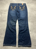 VINTAGE Y2K STYLE BAGGY BOOTCUT DENIM - M/L