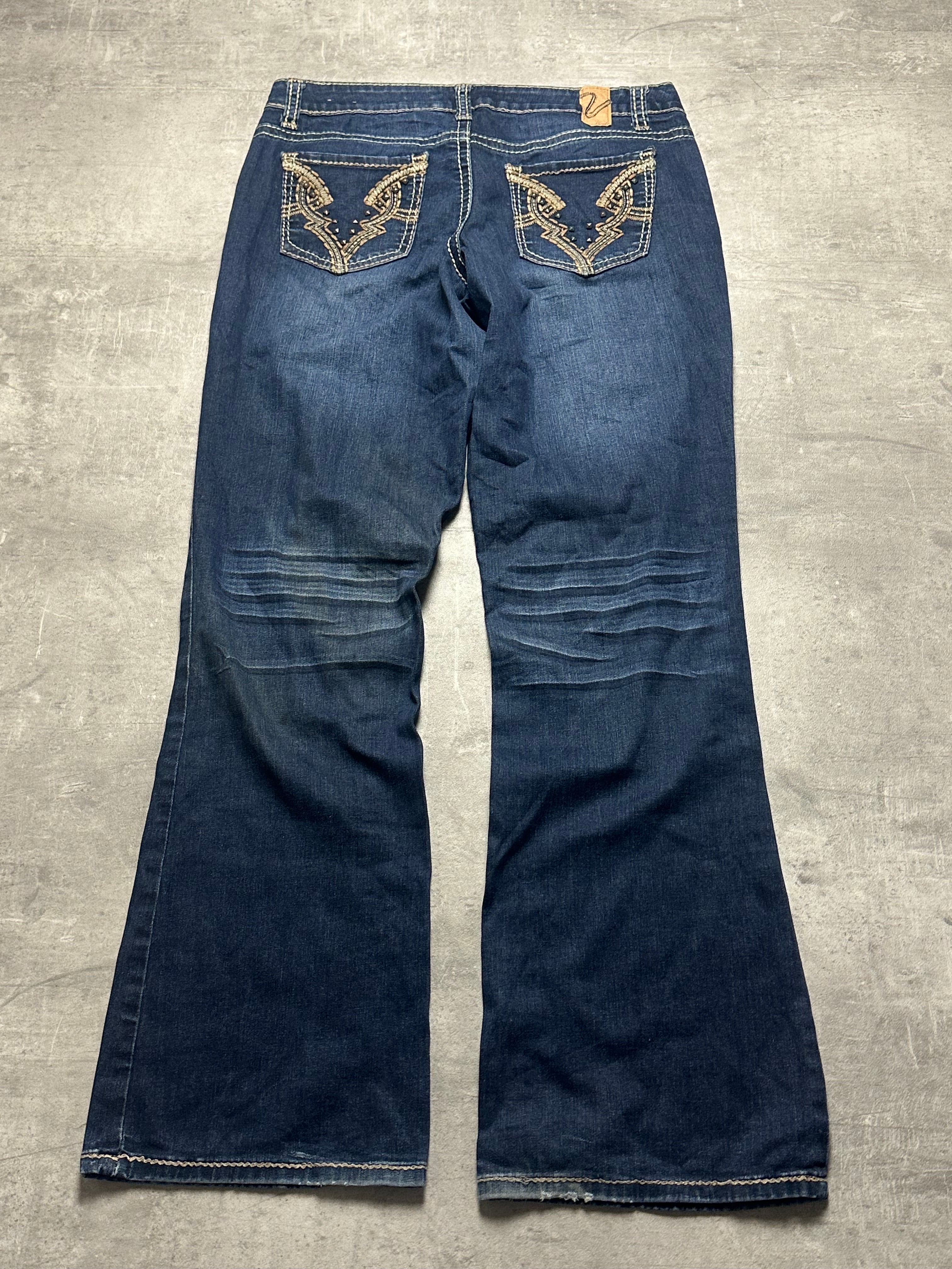 VINTAGE Y2K STYLE BAGGY BOOTCUT DENIM - M/L