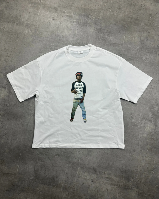 WHITE CHIEF KEEF VIBES GRAPHIC T-SHIRT