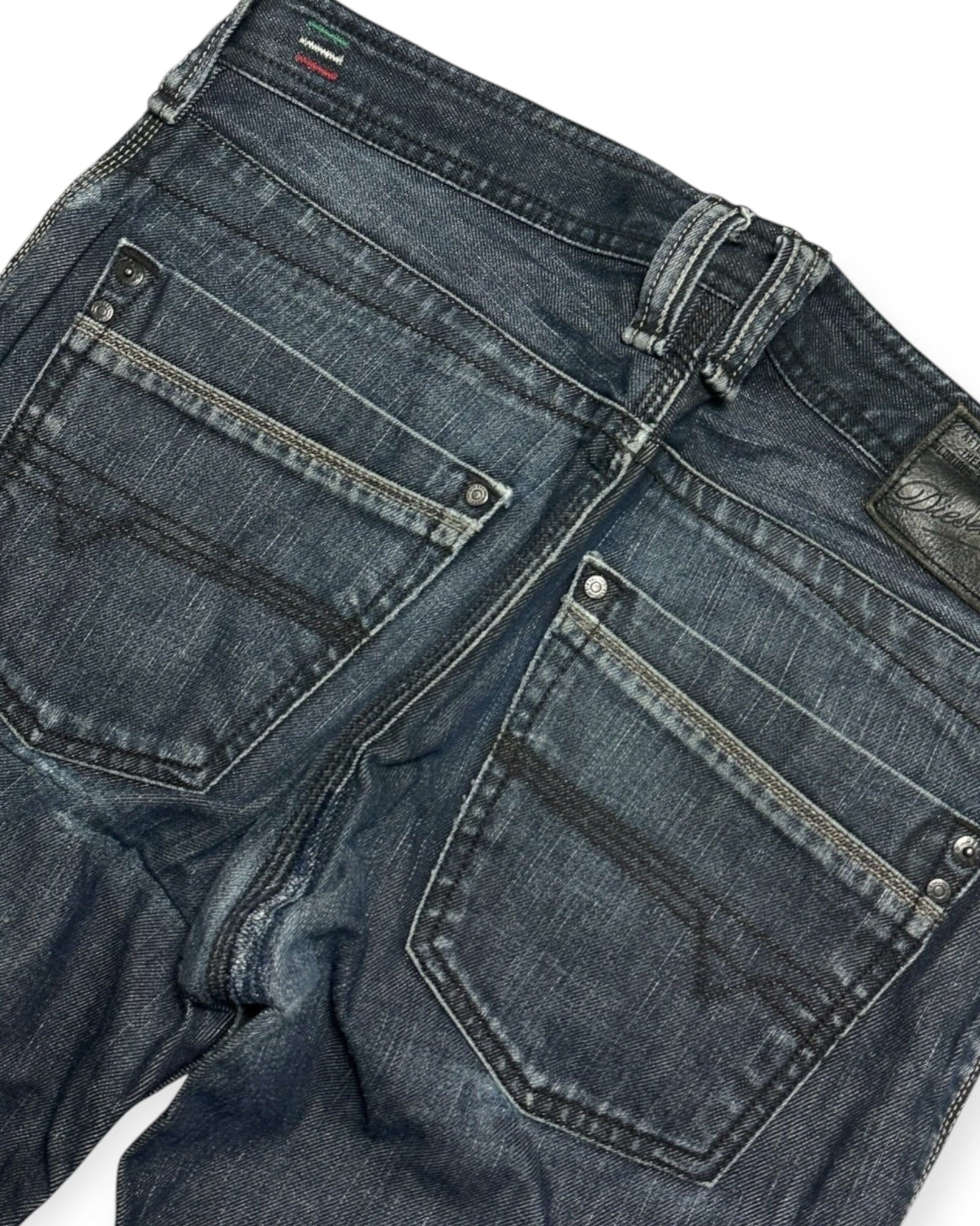 BLUE RAW VINTAGE DIESEL STRAIGHT FIT DENIM