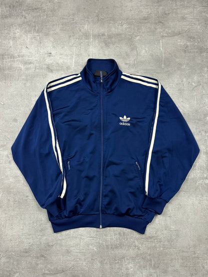 NAVY/CREME VINTAGE ADIDAS FIREBIRD STICHED TRACKJACKET RARE - 2000s - S/M