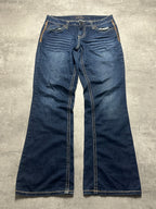 VINTAGE Y2K STYLE BAGGY BOOTCUT DENIM - M/L