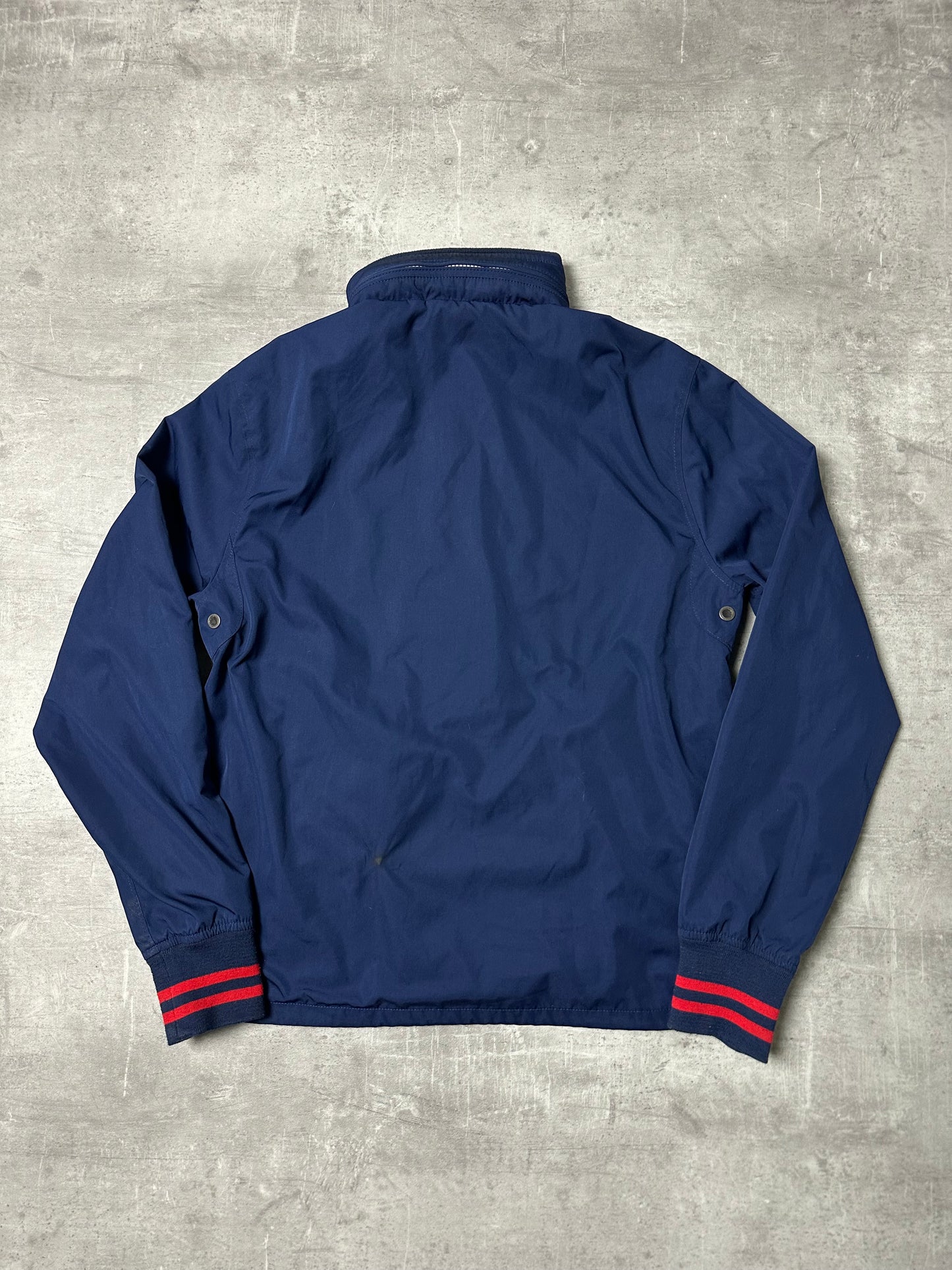 NAVY/RED POLO RALPH LAUREN PONY CLUB BOMBER JACKET - S/M