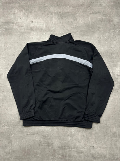 BLACK/GREY VINTAGE NIKE RETRO TRACKJACKET - 2000s - M/L