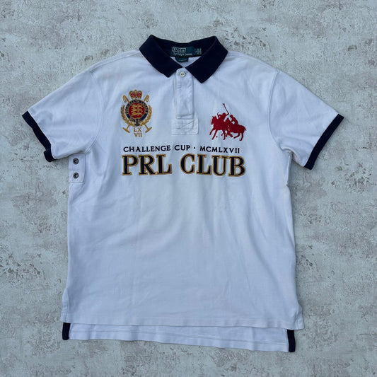 WHITE POLO RALPH LAUREN BIG PONY CLUB - L