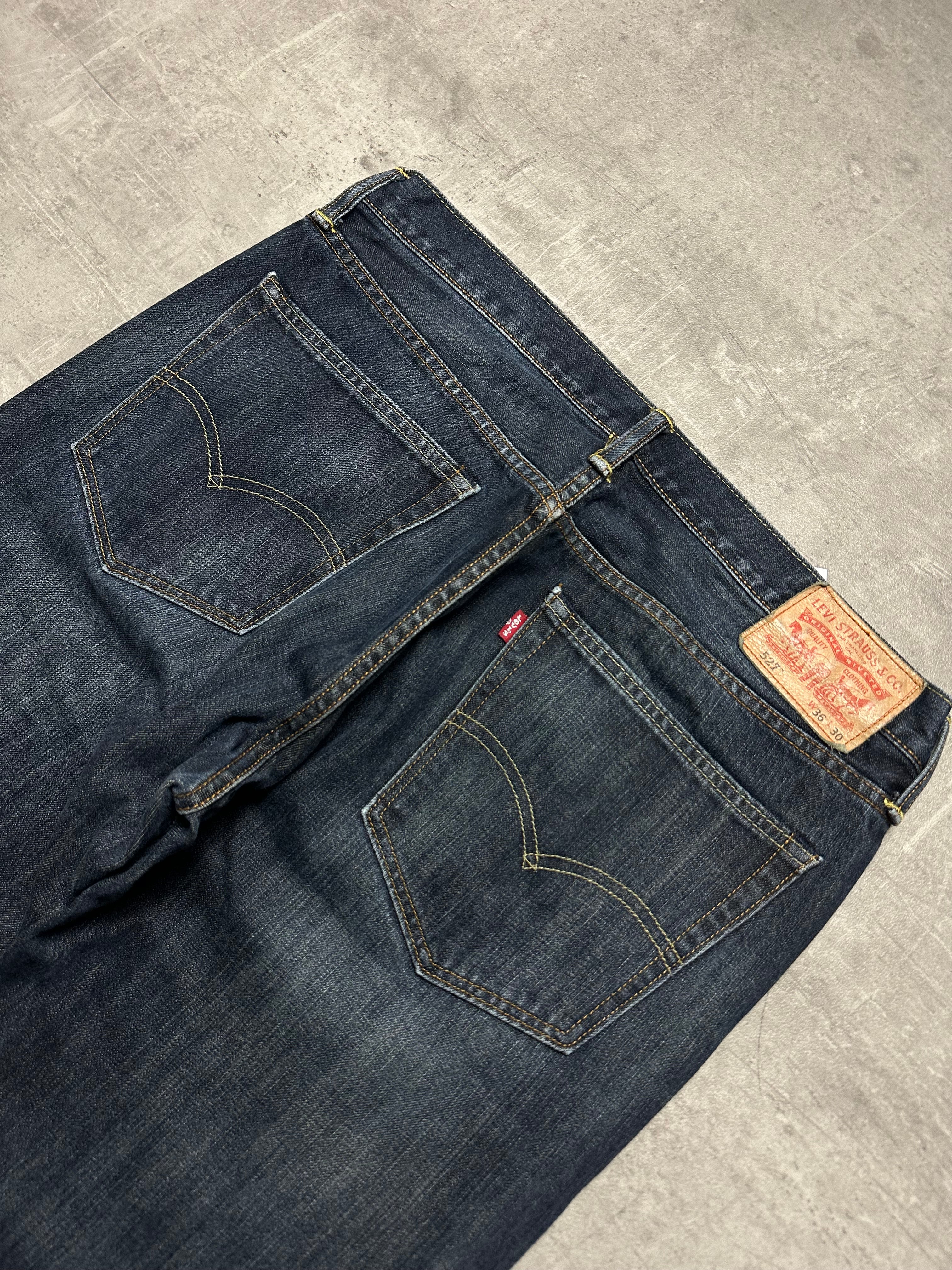 NAVY VINTAGE LEVI'S 527 BOOTCUT BAGGY DENIM
