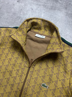 YELLOW LACOSTE SPORTSWEAR TRACK JACKET - S/M