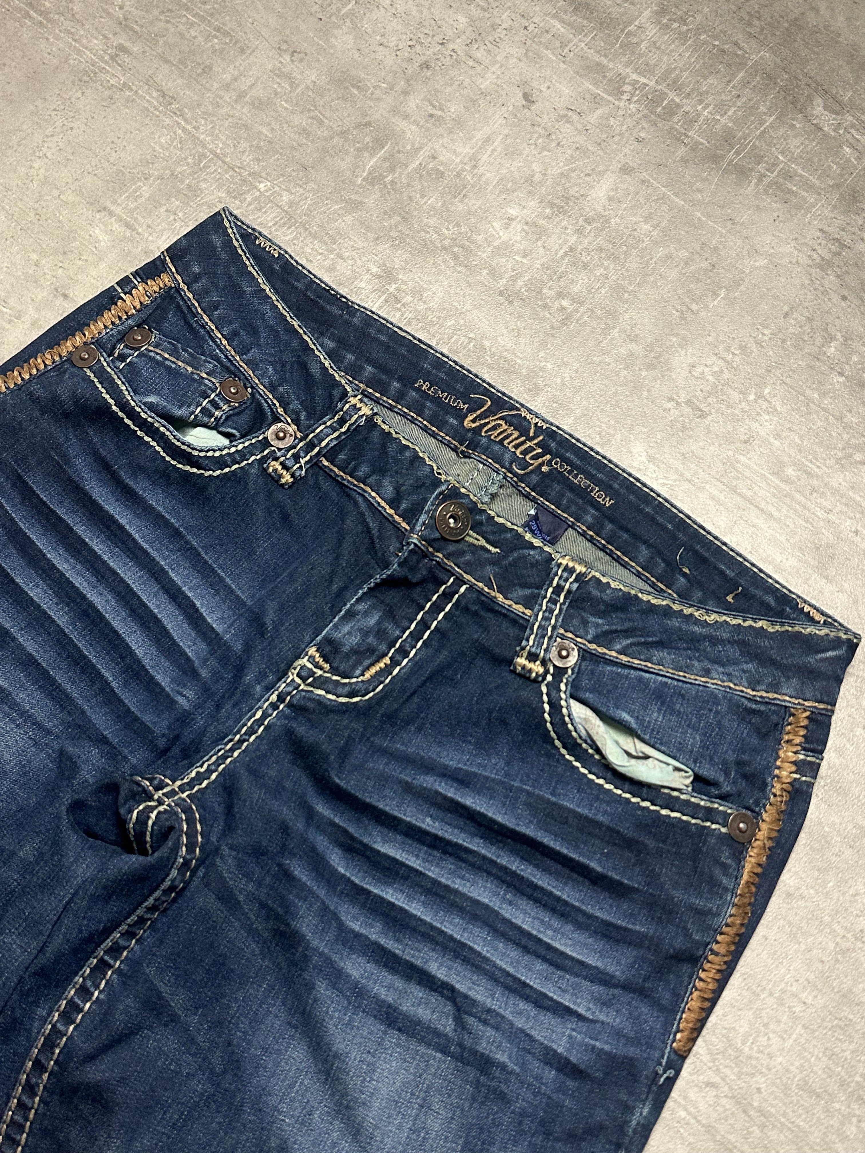 VINTAGE Y2K STYLE BAGGY BOOTCUT DENIM - M/L