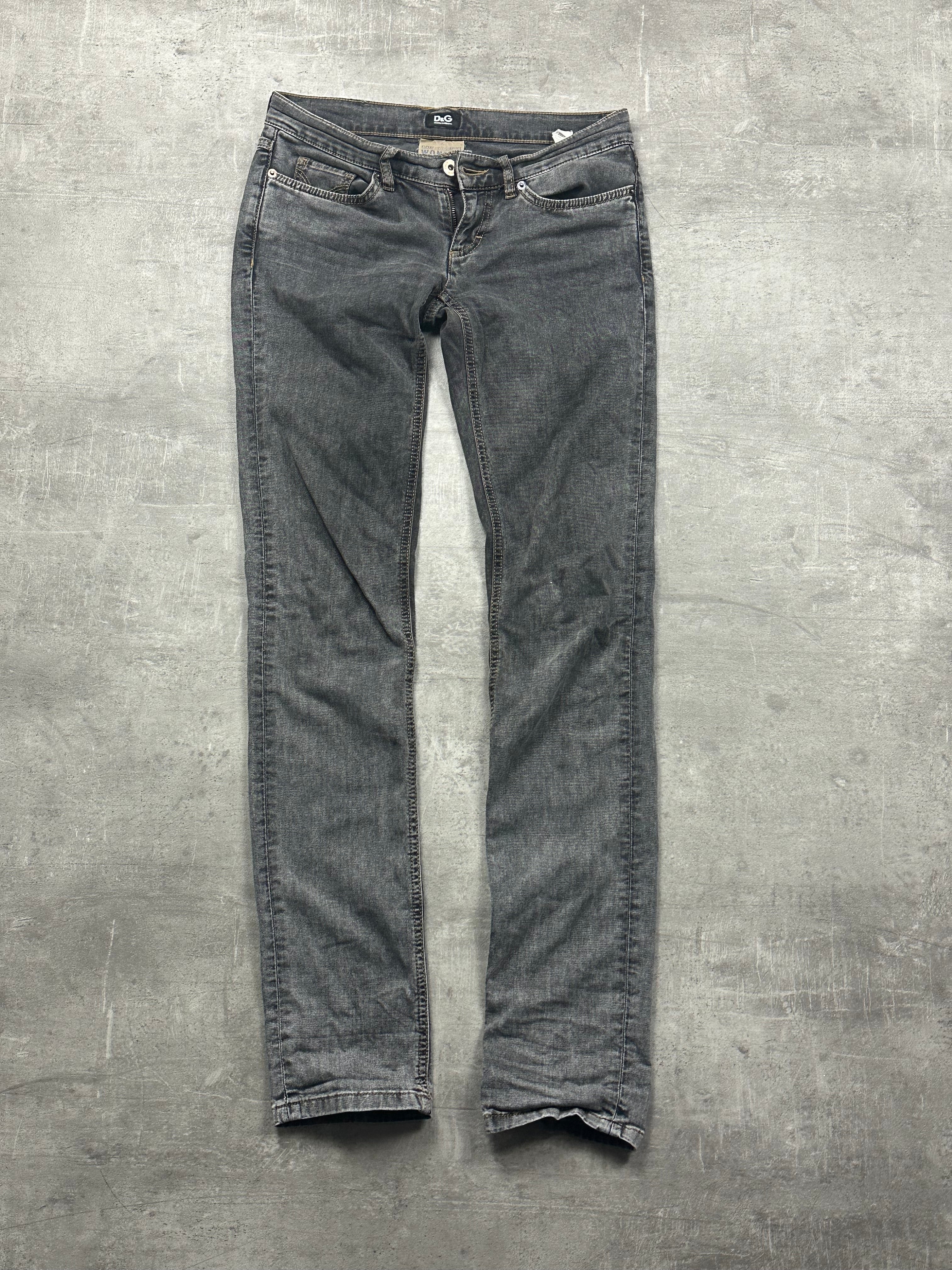 GREY VINTAGE DOLCE&GABANNA SKINNY FIT DENIM (W) - S