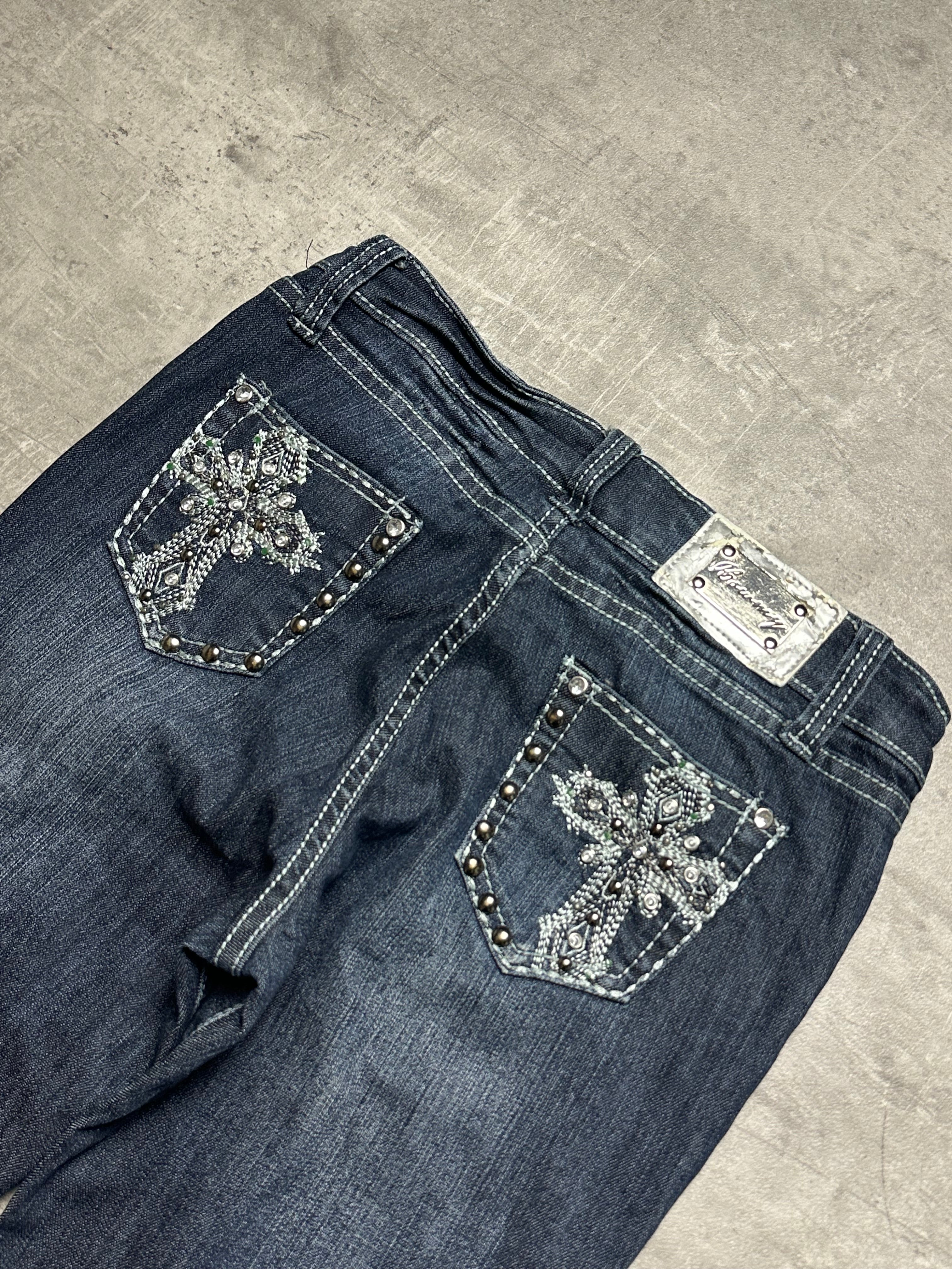 VINTAGE Y2K MISS ME STYLE BOOTCUT DENIM - 2000s - S