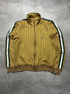 YELLOW LACOSTE SPORTSWEAR TRACK JACKET - S/M