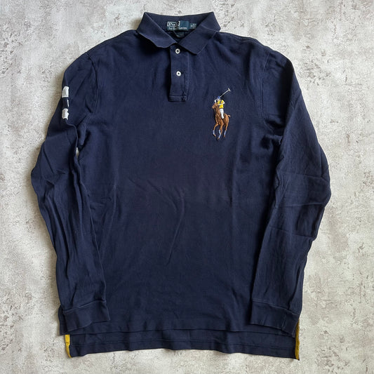 NAVY POLO RALPH LAUREN BIG PONY LONGSLEEVE - M/L