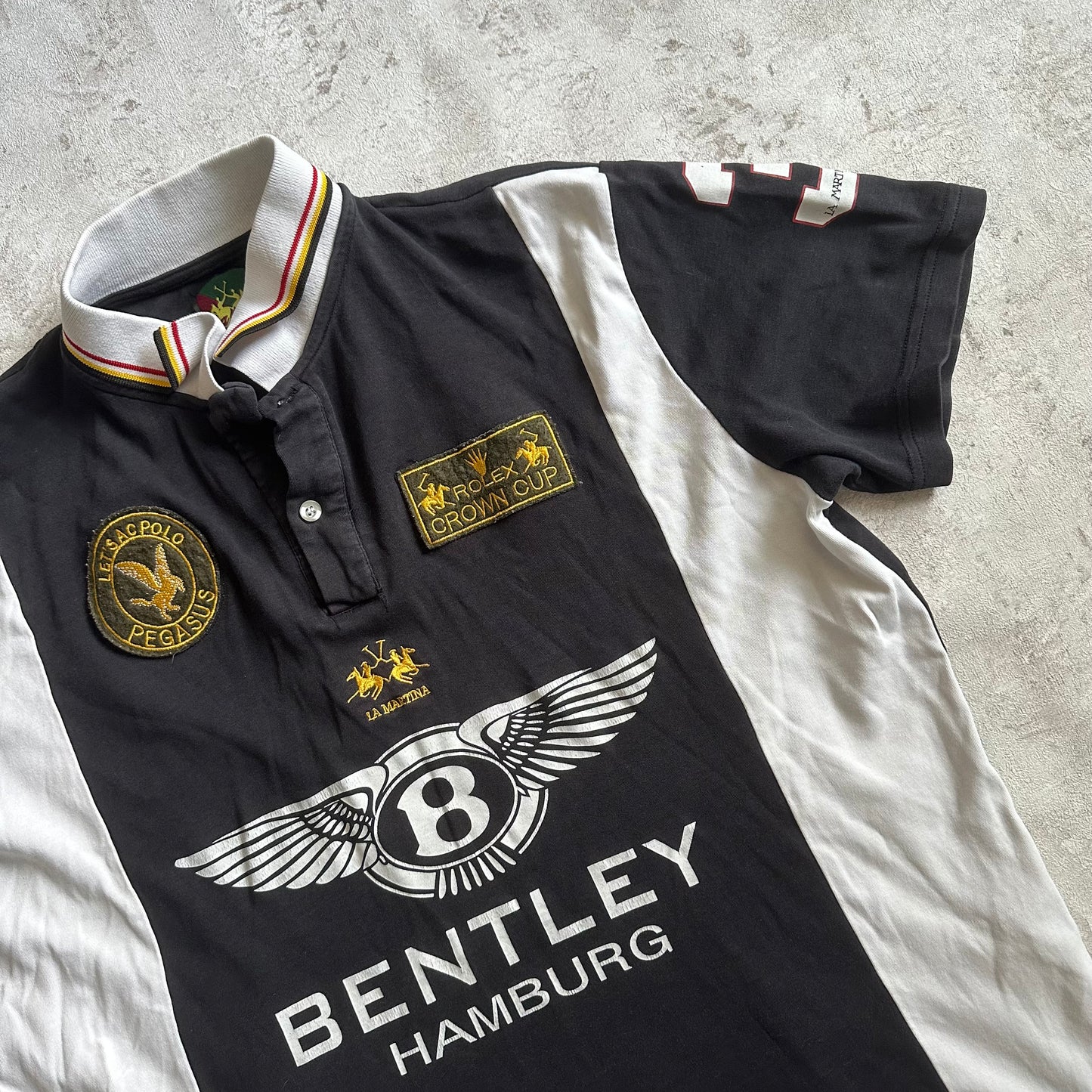 BLACK/WHITE LA MARTINA POLO BENTLEY - 2000s - M/L