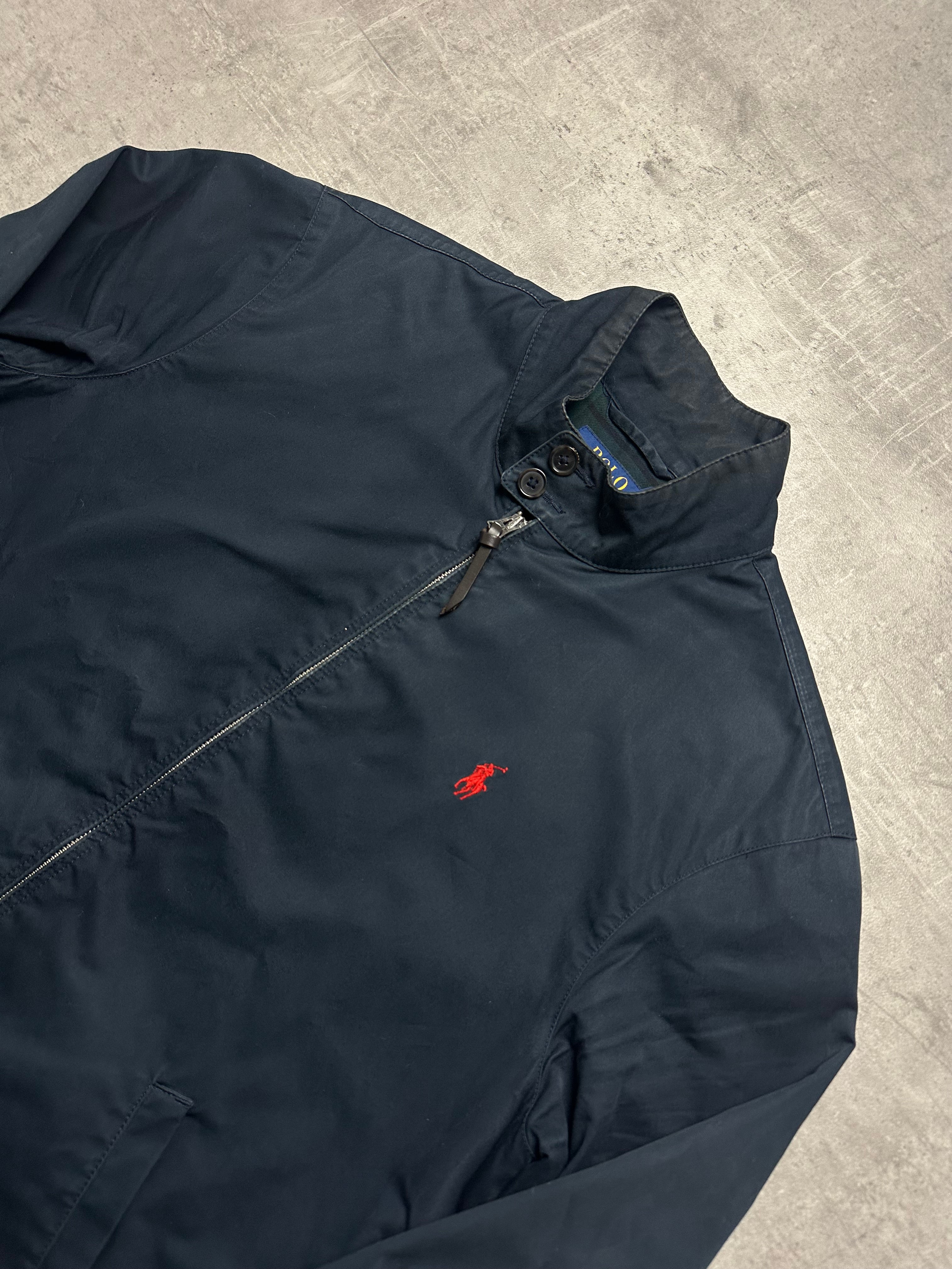 NAVY POLO RALPH LAUREN HARRINGTON JACKET - S/M