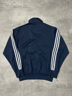 NAVY/WHITE VINTAGE ADIDAS FIREBIRD TRACK JACKET - 2000s - M/L