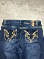 VINTAGE Y2K STYLE BAGGY BOOTCUT DENIM - M/L