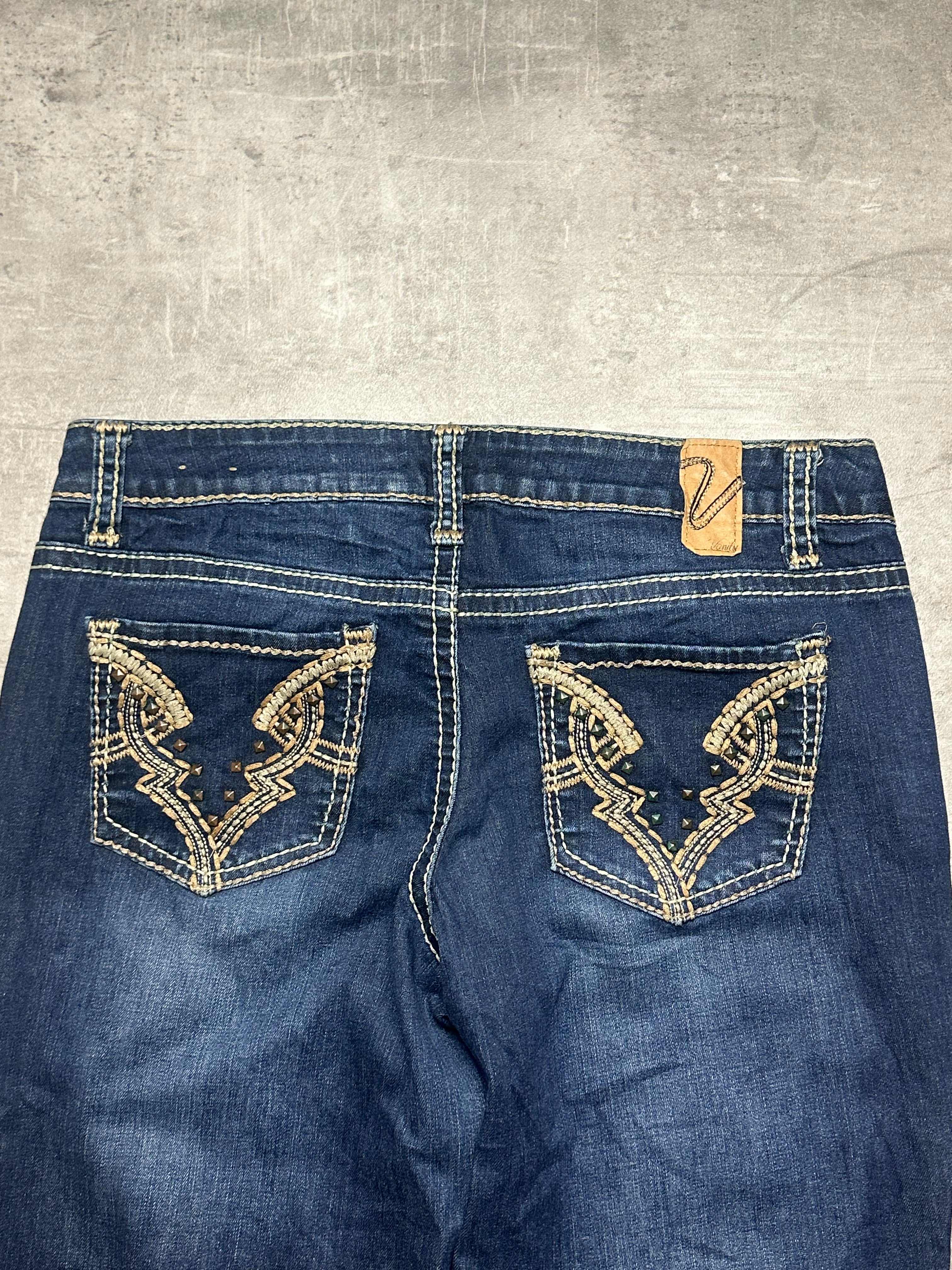 VINTAGE Y2K STYLE BAGGY BOOTCUT DENIM - M/L