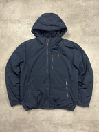 NAVY POLO RALPH LAUREN PUFFER JACKET - M/L