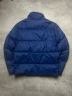 BLUE LACOSTE DOWN PUFFER JACKET - M/L