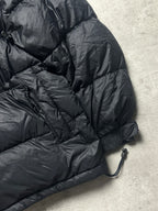 BLACK/GREY NIKE RETRO PUFFER JACKET - 2000s - M/L