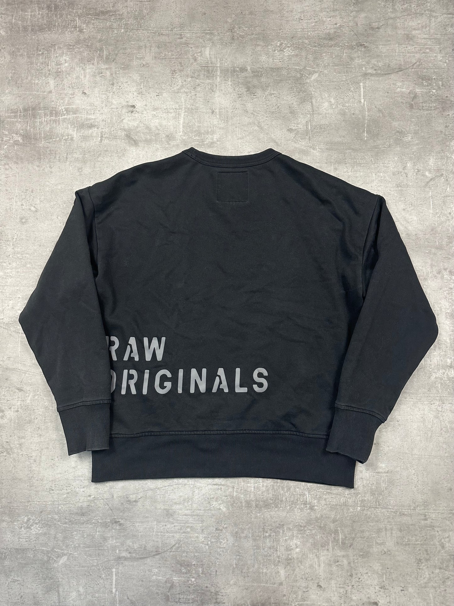 BLACK VINTAGE G-STAR SWEATER Y2K - 2000s - M