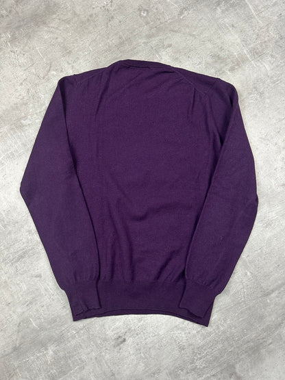 PURPLE VINTAGE FRED PERRY KNIT - S/M