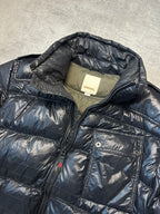 BLACK VINTAGE DIESEL RETRO DOWN PUFFER JACKET - 2000s - L/XL